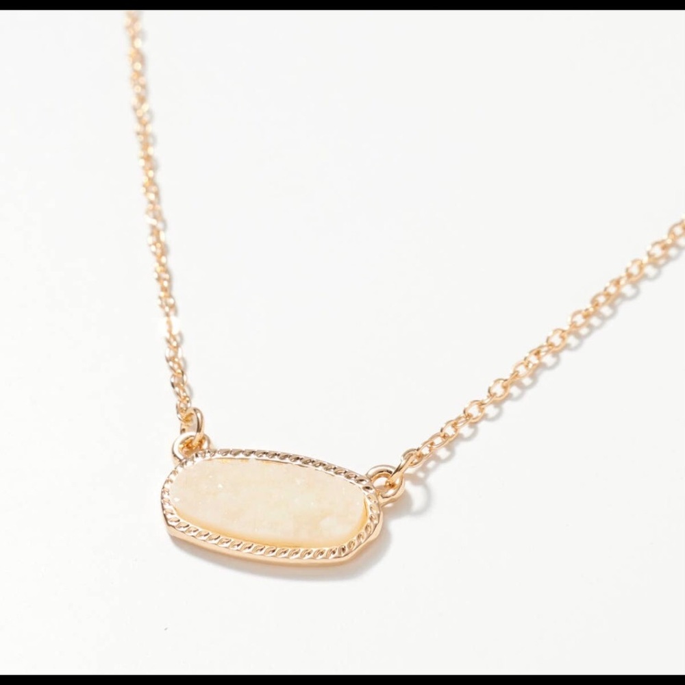 Druzy stone necklace 
16”
Lead compliant Nickle free